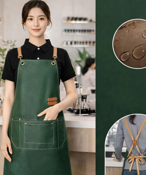 Tạp dề da PU cao cấp