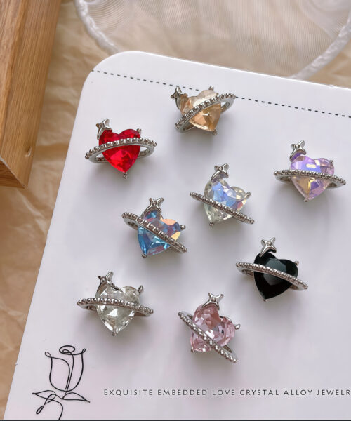 Charm Sao & Trái Tim Đính Đá Cao Cấp