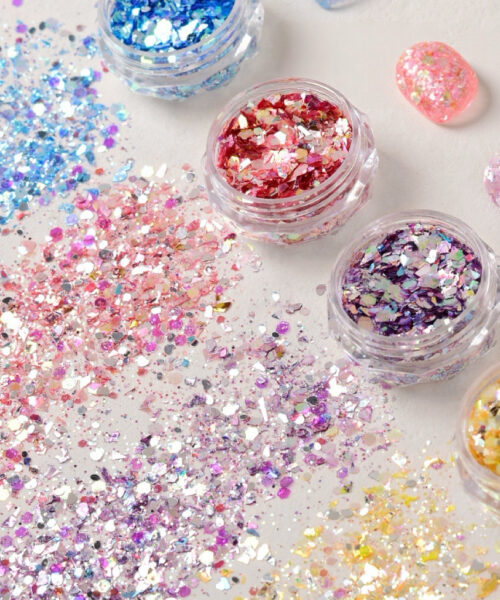 Sequin vỡ nail